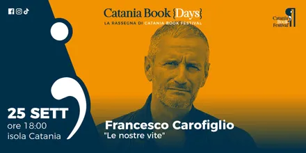 Locandina dell’evento Presentazione libro: Francesco Carofiglio