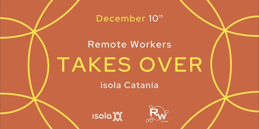 Locandina dell’evento Remote Workers takes over Isola