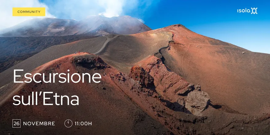 Locandina dell’evento Escursione sull'Etna - isolani