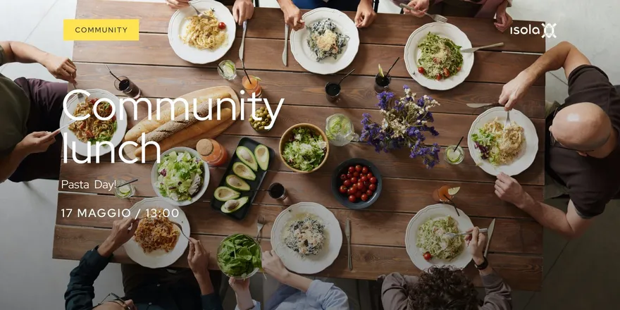 Locandina dell’evento Community Lunch