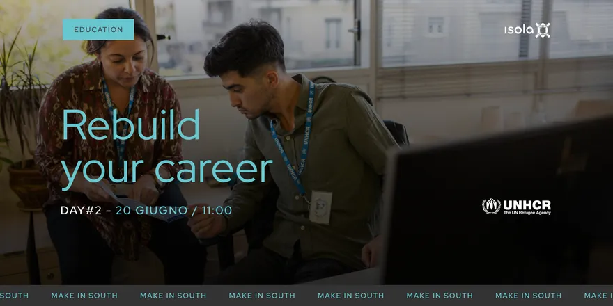 Locandina dell’evento Rebuild your career