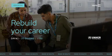 Locandina dell’evento Rebuild your career