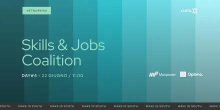 Locandina dell’evento Coalizione Competenze e Lavoro