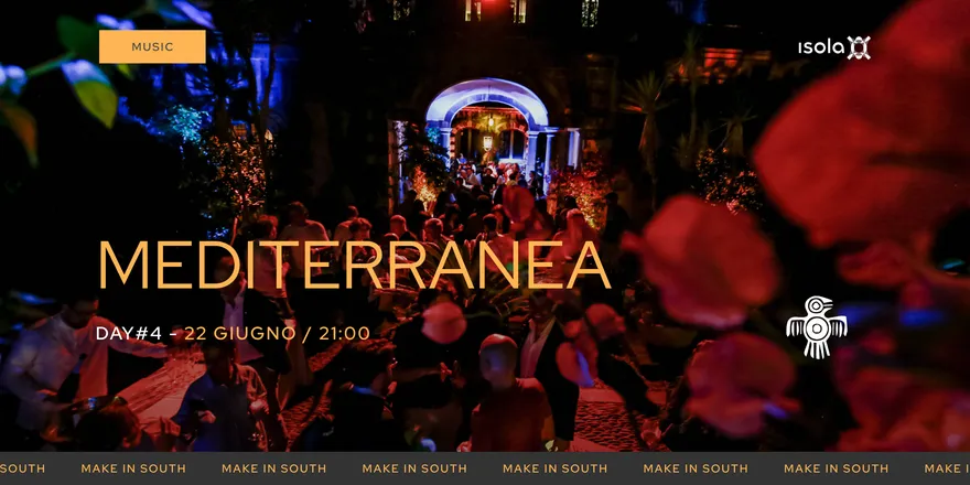 Locandina dell’evento MEDITERRANEA
