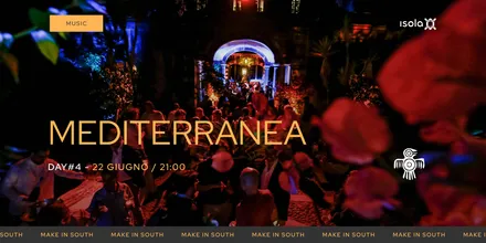 Locandina dell’evento MEDITERRANEA