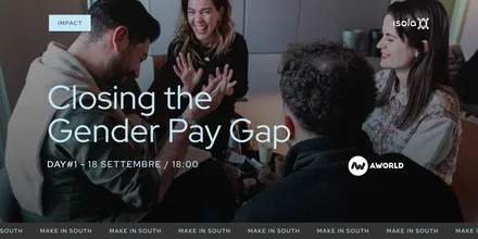 Locandina dell’evento Closing the Gender Pay Gap
