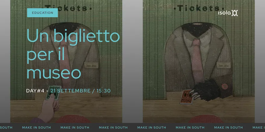 Locandina dell’evento Un biglietto per il museo