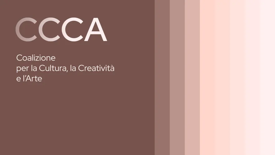 Locandina dell’evento Coalizione Creatività, Cultura e Arte
