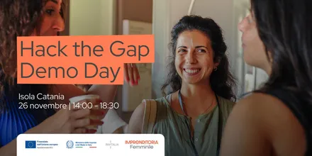 Locandina dell’evento Demo Day - Hack the Gap - Isola Catania