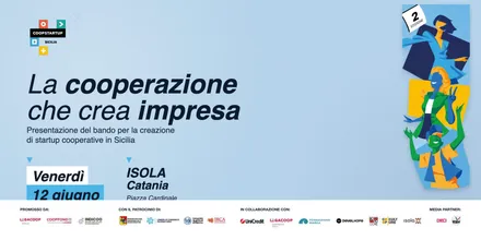 Locandina dell’evento Call Coop Startup Sicilia