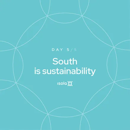 Locandina dell’evento South is Sustainability