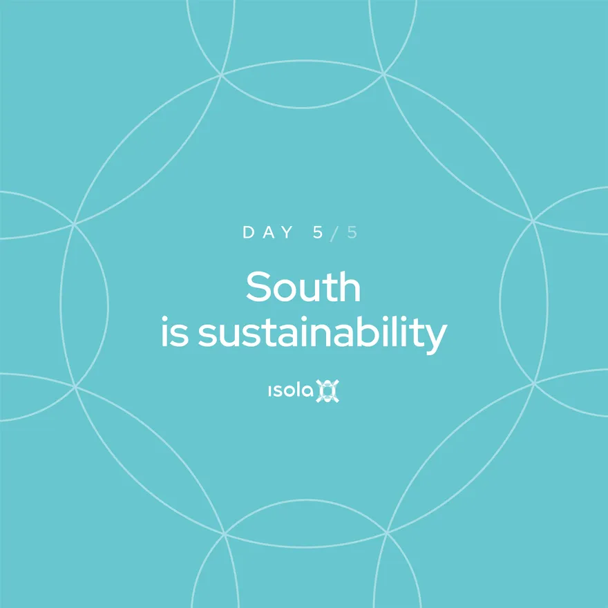 Locandina dell’evento South is Sustainability