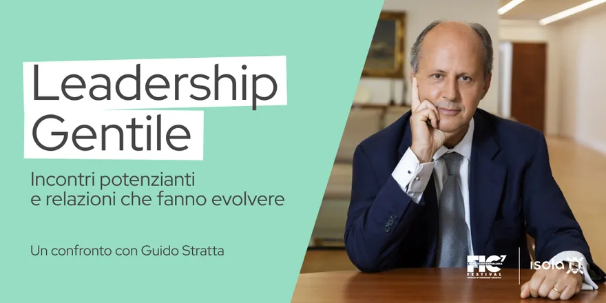 Locandina dell’evento Leadership Gentile: Incontri potenzianti e relazioni che fanno evolvere