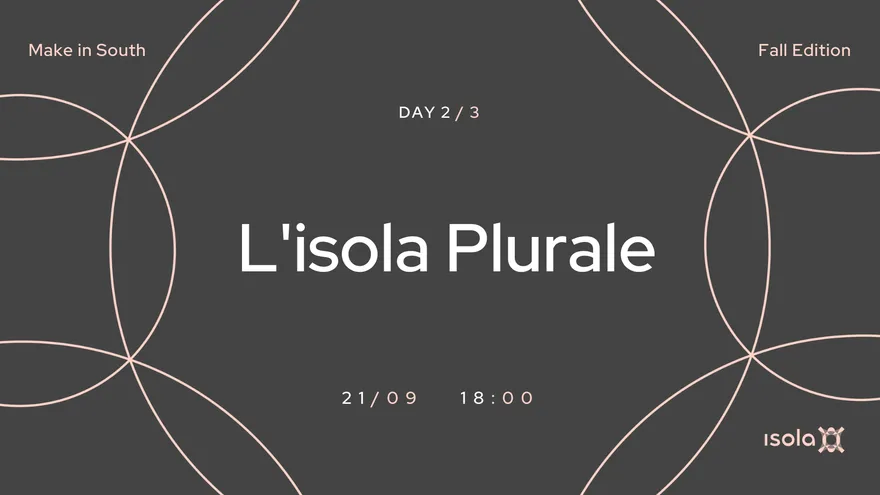 Locandina dell’evento L'isola plurale