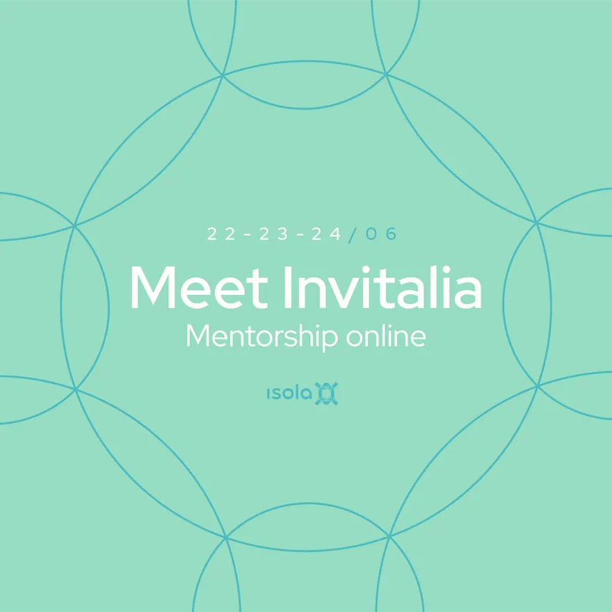 Locandina dell’evento Meet Invitalia - Mentorship online