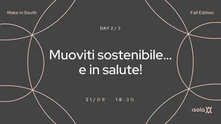 Locandina dell’evento Muoviti sostenibile... e in salute!