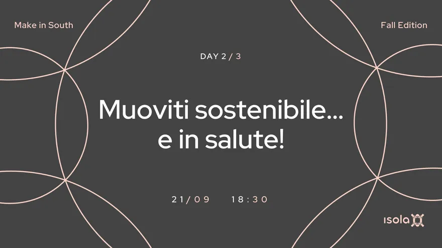 Locandina dell’evento Muoviti sostenibile... e in salute!