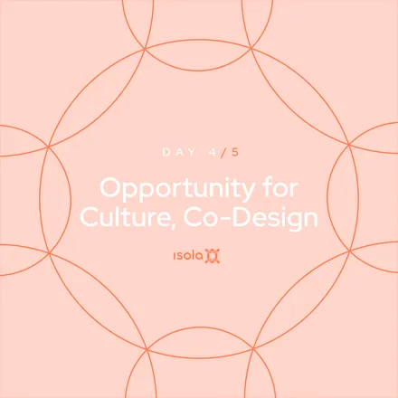 Locandina dell’evento Opportunity for culture, Co-design