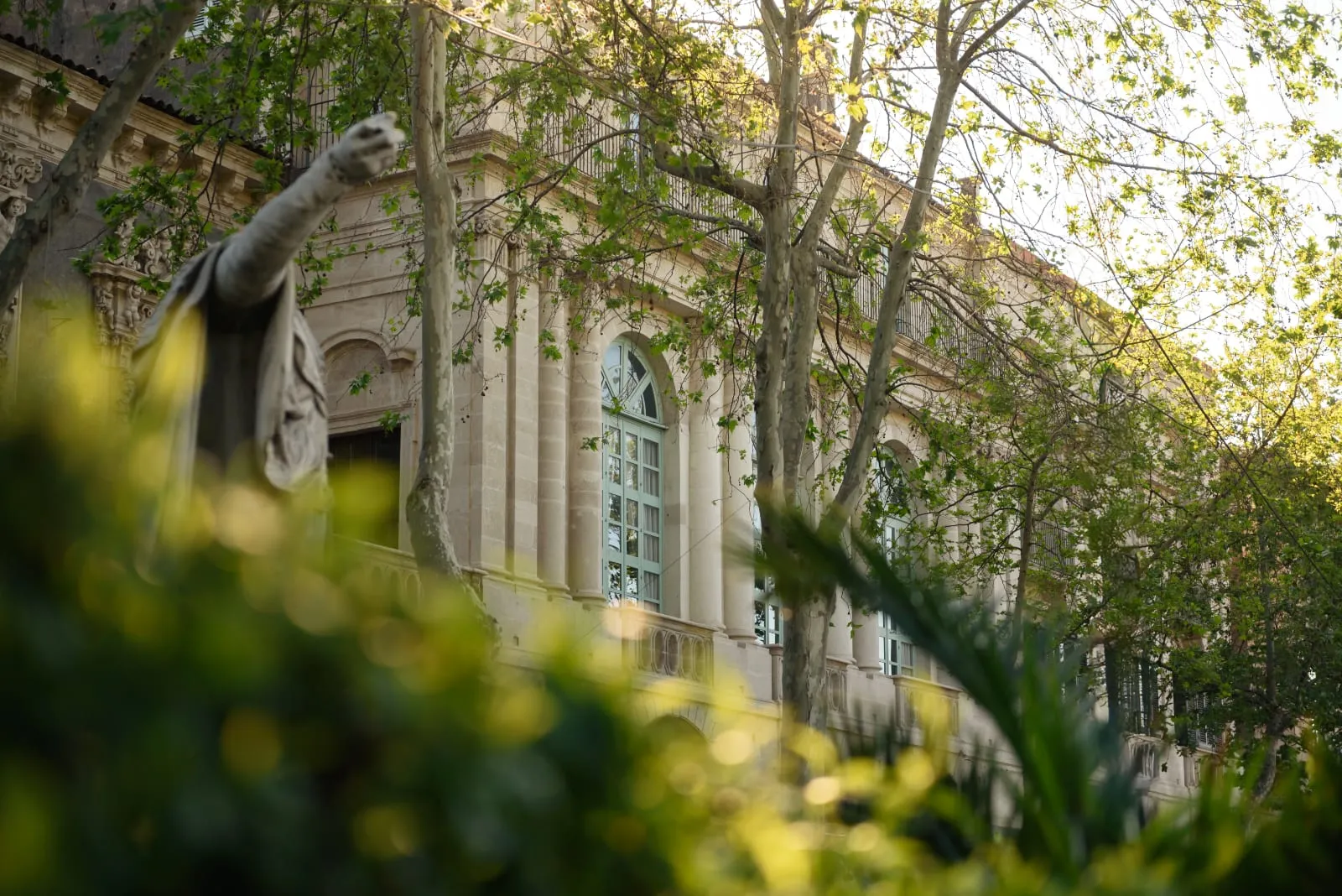 La facciata di Palazzo Biscari, sede di Isola a Catania