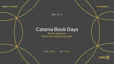 Locandina dell’evento Catania Book Days Marzia Sicignano
