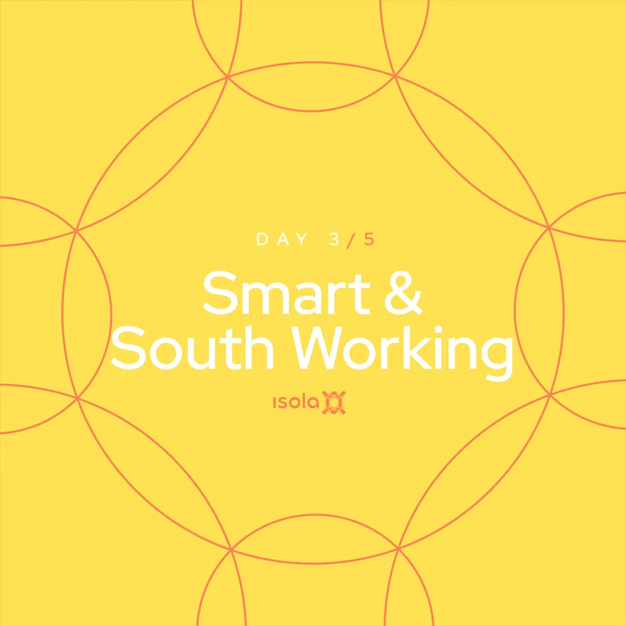 Locandina dell’evento Smart & South Working