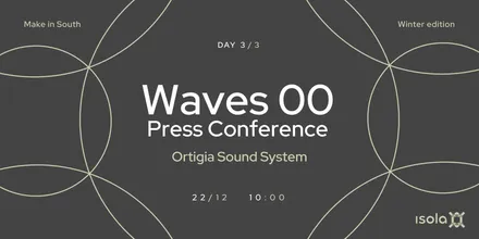 Locandina dell’evento Waves 00 - Press Conference