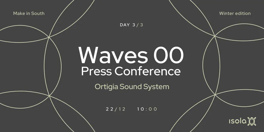 Locandina dell’evento Waves 00 - Press Conference