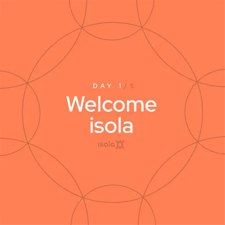 Locandina dell’evento Welcome Isola